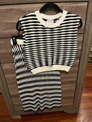 Lucy Paris Knit Skirt and Top Set thumbnail 2
