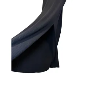 ASTR The Label Black Twist Front Ribbed Knit Long Sleeve‎ Midi Dress Medium thumbnail 8