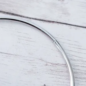 Vintage Bracelet Simple Silver Tone 8.5" thumbnail 3