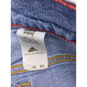 Levi 550 Jeans Womens‎ 10L Blue Relaxed Boot Cut Stretch Denim Pants thumbnail 3