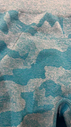 NVGTN Camo Seamless Shorts Caribbean Blue thumbnail 7