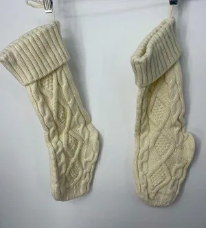 Cream, color, slipper, socks, brand,‎ new comfy Tan thumbnail 1
