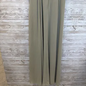 DB Studio Celebrate Womens 8 Maxi Dress Sage Green Leg Slit Sweetheart Neckline‎ thumbnail 5