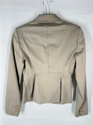 The‎ Limited Tan Stretch Cotton Fitted Blazer Size 2 thumbnail 6