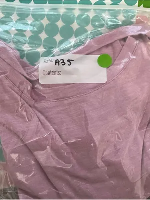 Cotton bleu t shirt blouse Size M thumbnail 4