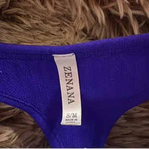 Zenana blue tank top thumbnail 2