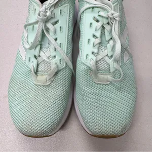 Adidas Duramo Mint White Running Shoes Sneakers Womens 8 Classic Athletic thumbnail 4