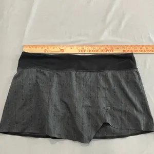Brooks PureProject Running Skort XL Gray Herringbone Athletic Skirt Shorts thumbnail 8
