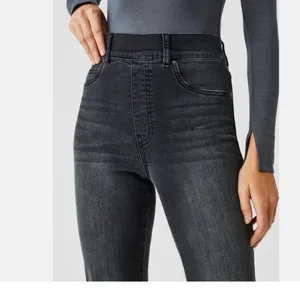 NWT Spanx Ankle Straight Leg Denim Jeans 20355R - Vintage Black SZ-3X thumbnail 4