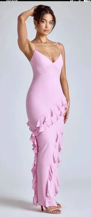 Oh Polly Aurelie Ruffled Prom Dress thumbnail 1