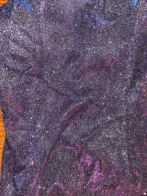 Purple Sparkly Illusion Dress thumbnail 4