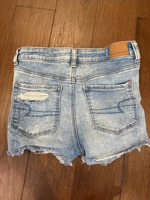 American Eagle Next Level Stretch m Distressed Denim Shorts Size 4 - C70-007 thumbnail 4