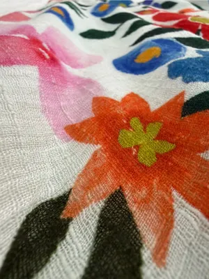 Charlie B Floral Cotton Modal Midi Dress M NWT thumbnail 6