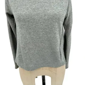 James Perse‎ Gray Button Neckline Long Sleeve T-Shirt Size 00 / XXS thumbnail 3