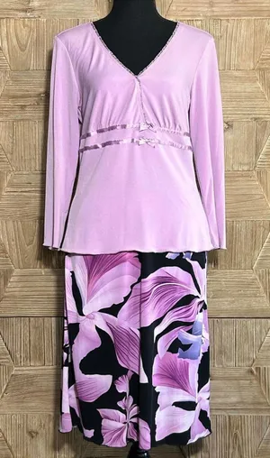 Speechless 2 Piece Set Large Top & Small Skirt Lilac Fairycore Vintage Y2K thumbnail 1