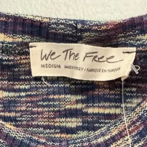 We The Free Free People Cold Shoulder Space Dye Top Cool Combo OB1506198 Medium thumbnail 4