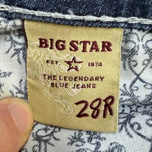 Big Star Jeans Womens 28R Hazel Curvy Fit Blue Y2K Western Indie Sleaze Low Rise thumbnail 4
