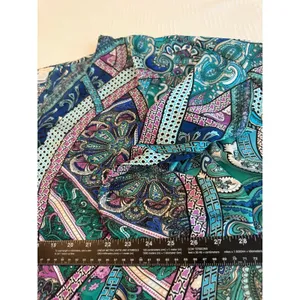 Chicos Paisley Pullover Kimono NWOT Boho Resort Wear Silky Poncho Tunic Top L XL thumbnail 4