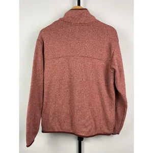 Eddie Bauer Antique Rose Radiator Fleece 2.0 Snap Mock Neck‎ Pullover Sweater XL thumbnail 8