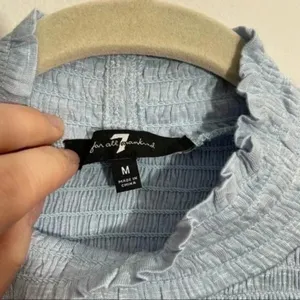 7 for all mankind smocked mock neck  Size Medium   thumbnail 7