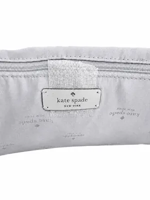 Kate Spade NWT Kitt New York Large Tote Nylon Nimbus Grey thumbnail 5
