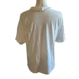 Pure J jill white mock neck tee Tshirt stretchy Medium classic Basic casual thumbnail 3