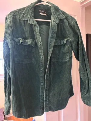 Green corduroy jacket thumbnail 1
