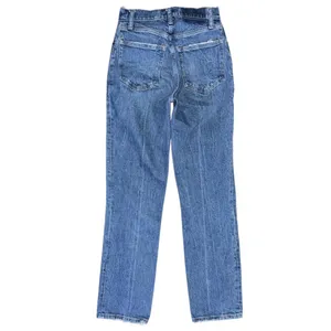 Abercrombie & Fitch Curve Love 90s Straight Ultra High Rise Jeans Sz 24/00 Short thumbnail 2