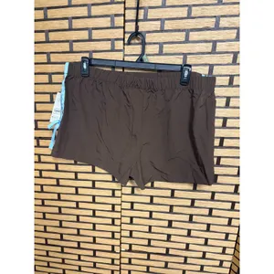 No‎ Boundaries Brown And Blue Bow Track Shorts Size XL thumbnail 2