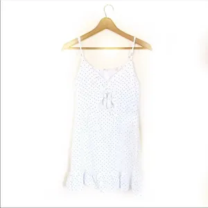 ✨HP✨Lottie Moss White with Black Polka Dot Mini Dress✨ thumbnail 2