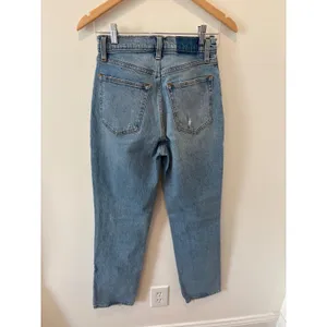 Abercrombie Fitch Curve Love The 90s‎ Straight Ultra High Rise Jeans Size 26 thumbnail 3