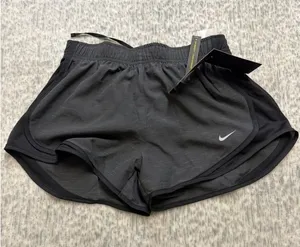 Nike‎ Womens Running Shorts DB4487-083 Black gray Dri-FIT Size S thumbnail 1