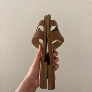 Steve Madden Hadyn Cognac Leather Sandals thumbnail 5