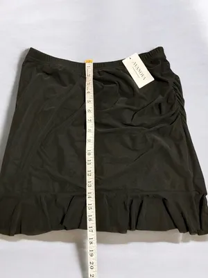 Black Ruffled Tiered Mini Skirt - Women thumbnail 3