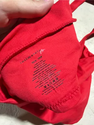 Free people intimately FP Red Halter sports bra XS/s thumbnail 6