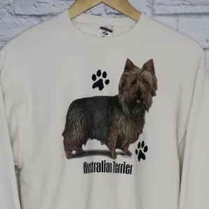 Vintage Australian Terrier Dog Sweatshirt thumbnail 2