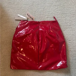 DO+BE Leather Red Mini Skirt thumbnail 5