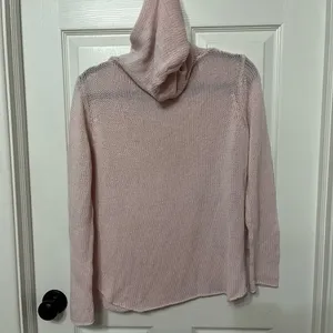 WOODEN SHIPS hooded knit sweater pink size small /‎ medium thumbnail 5