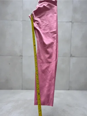 Pink Active Victoria's Secret Cinched Front High Waisted Leggings Rose Small‎ thumbnail 6