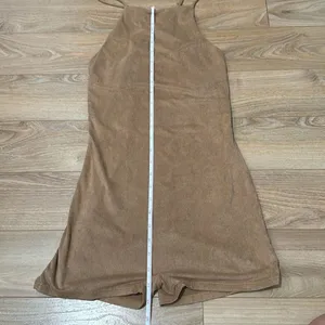 A+‎ Ellen brown Faux suede romper small Brown thumbnail 3