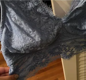 Aerie Lace Blue Bralette thumbnail 2