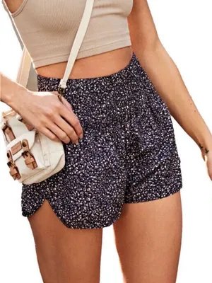 FP Movement by Free People The Way Home High-Waist Smocked Shorts thumbnail 1