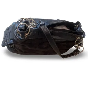 The Sak Black and Silver Patchwork Shoulder Bag thumbnail 8