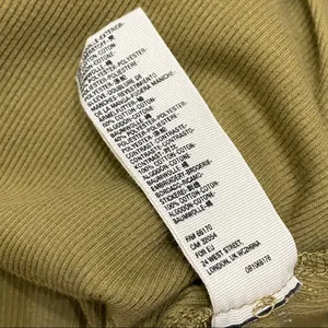 Free People Feelin it Patch Army Green Top M thumbnail 12