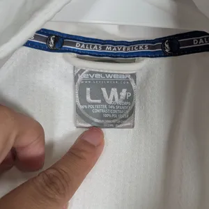 Dallas Mavericks Women’s White Full Zip Jacket Size S | NBA Team Gear thumbnail 4