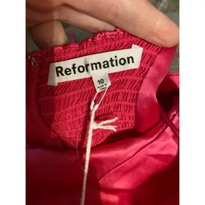 Reformation Marguerite Silk Dress Es (b63) size 10 NWT thumbnail 7