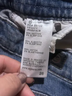 AG Adriano Goldschmied Madi High Rise Flare Denim Blue Jeans Size 26 thumbnail 4