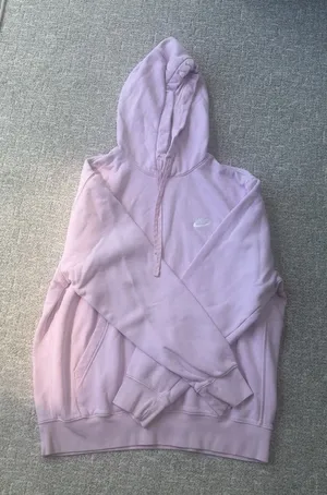 Nike Hoodie Sweatshirt light pink Large thumbnail 1