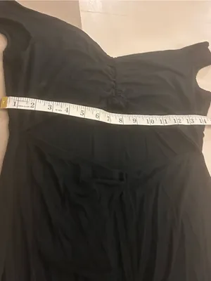 Black One-Shoulder Women's Dress asos 10 thumbnail 2