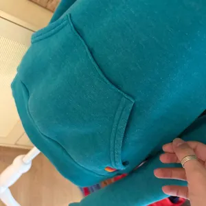 AVIATOR NATION RARE Teal Lightning Bolt Sweatshirt Hoodie ‎ Size Small thumbnail 6